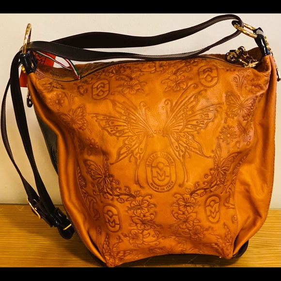 NWT Marino Orlando Leather Handbag - Picture 2 of 8